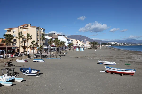 Playa de san luis de sabinillas, costa del sol, Andalucía, España ...