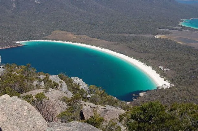 Entre las playas más bonitas del mundo, Wineglass Bay (Australia ...