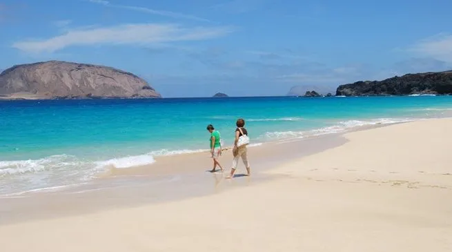 Playas Isla de la Graciosa en las Canarias