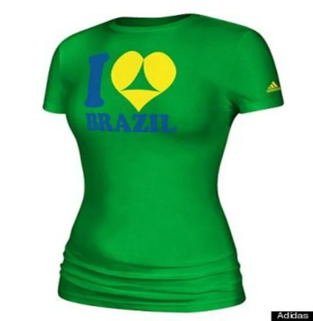 Las playeras de Brasil 2014 rechazadas por su “mensaje sexual ...