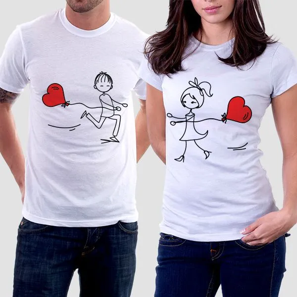 Playeras para Parejas - Gives Love