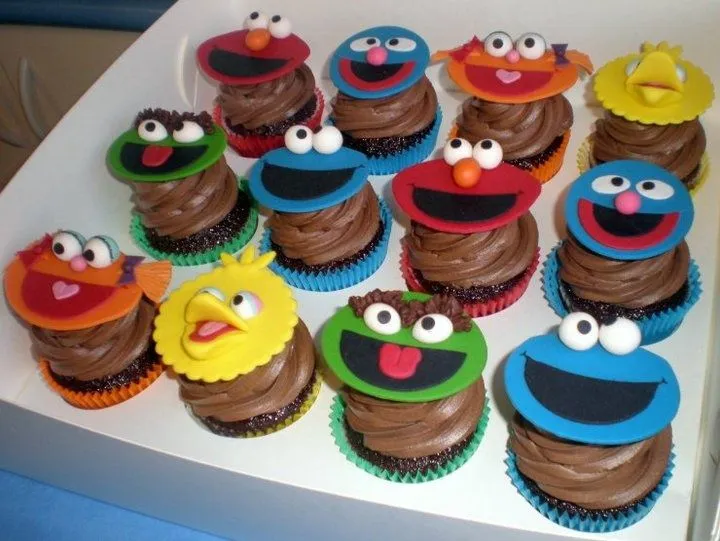 Plaza Sesamo | Cupcakes | Pinterest