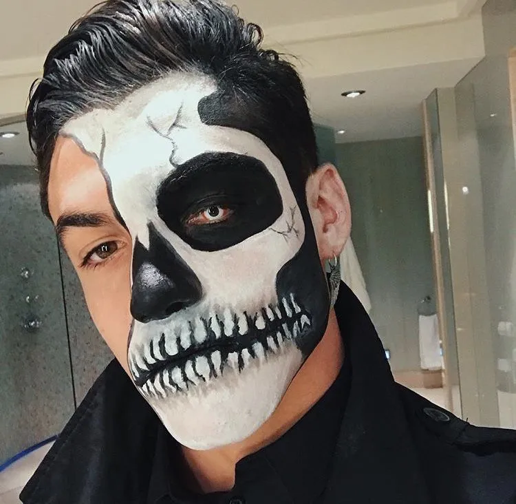 Please wait... | Halloween makeup, Halloween skull makeup, Mens halloween  makeup