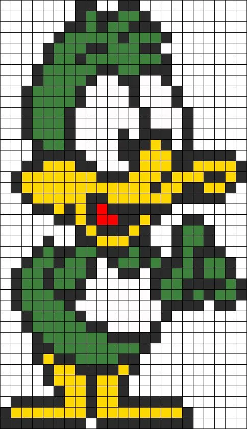 Plucky Duck perler bead pattern | ANIMATION: LOONEY TUNES | Pinterest Plucky Duck perler bead pattern | ANIMATION: LOONEY TUNES | Pinterest
