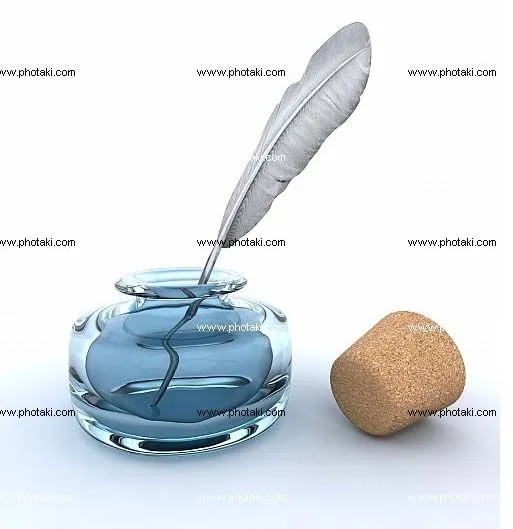 pluma y tintero