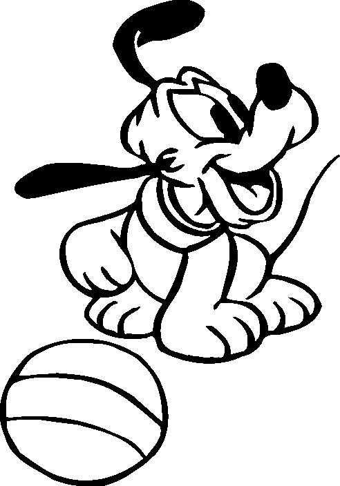 Pluto Coloring Pages