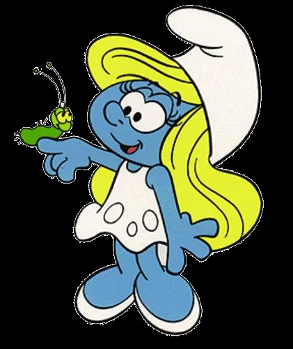 Vectores gratis pitufina - Imagui