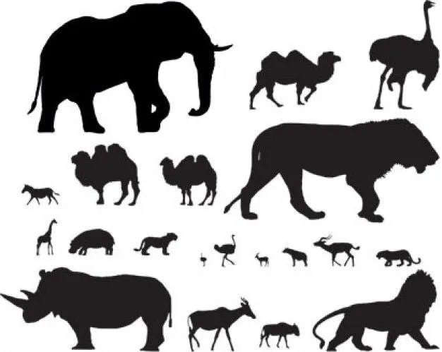 población de vectores animales africanos | Descargar Vectores gratis
