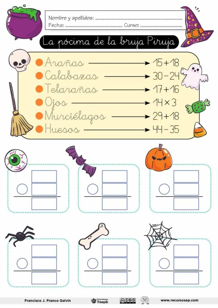 La pócima de la bruja Piruja (Primer ciclo de Primaria)