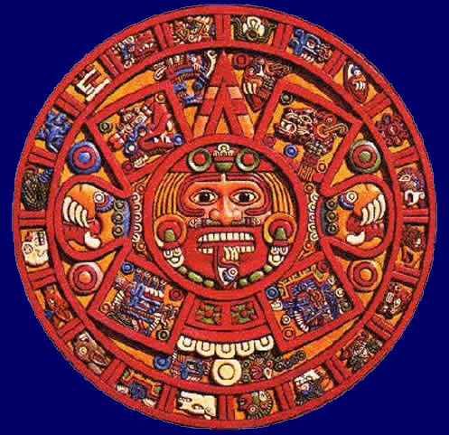 Dibujo calendario azteca - Imagui
