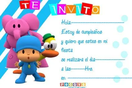 Pocoyó y sus amigos | Tarjetas de cumpleaños para imprimirTarjetas ... Pocoyó y sus amigos | Tarjetas de cumpleaños para imprimirTarjetas ...