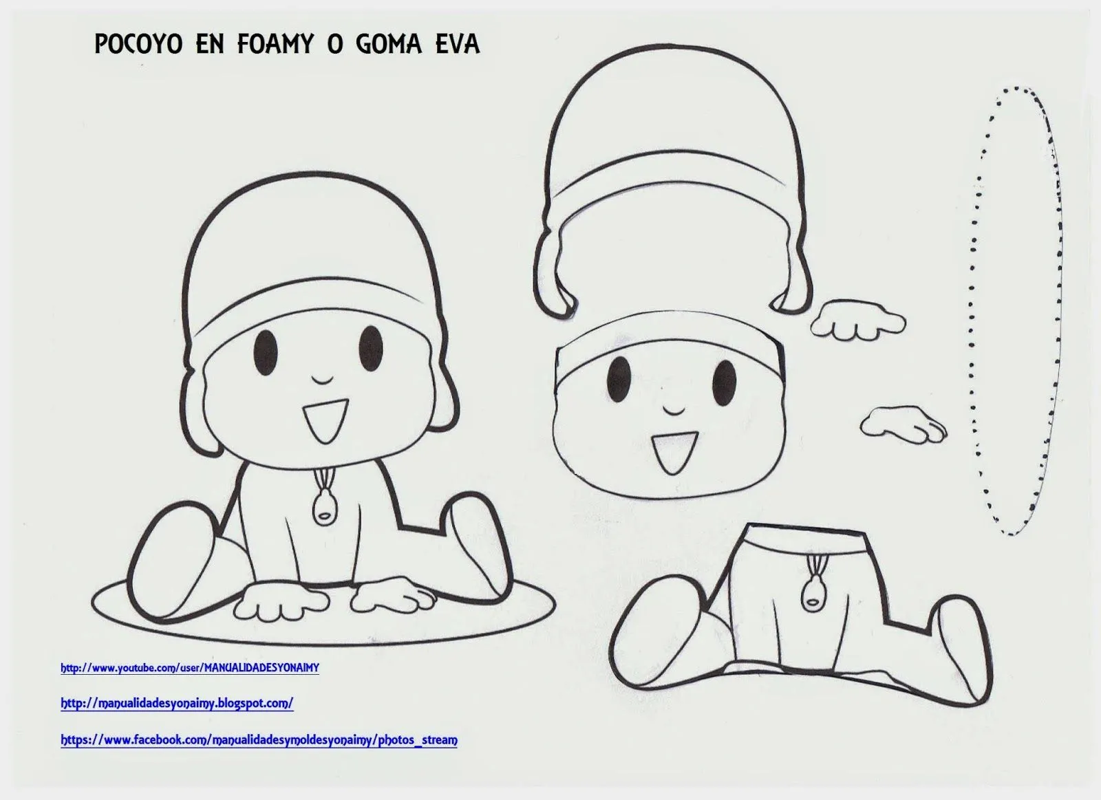 POCOYO EN FOAMY O GOMA EVA | por hacer | Pinterest | DIY y ... POCOYO EN FOAMY O GOMA EVA | por hacer | Pinterest | DIY y ...