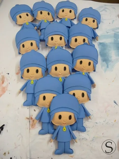 Manualidades de Pocoyo en goma eva - Imagui Manualidades de Pocoyo en goma eva - Imagui