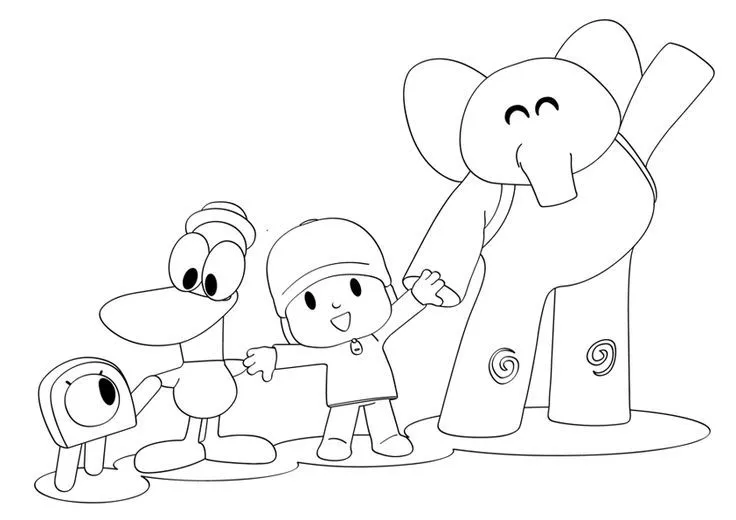 pocoyo | Imprimibles: Para colorear | Pinterest | Pocoyo