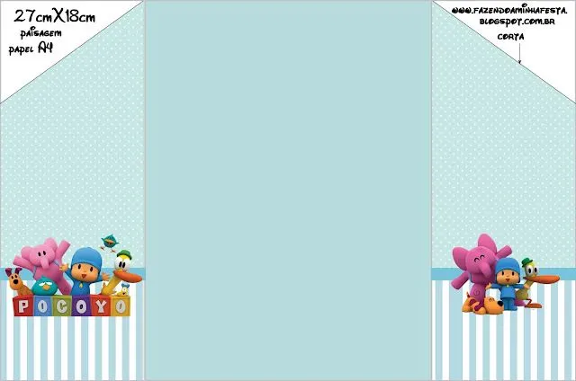 Pocoyo Party Invitations, Free Printables. | Oh My Fiesta! in english
