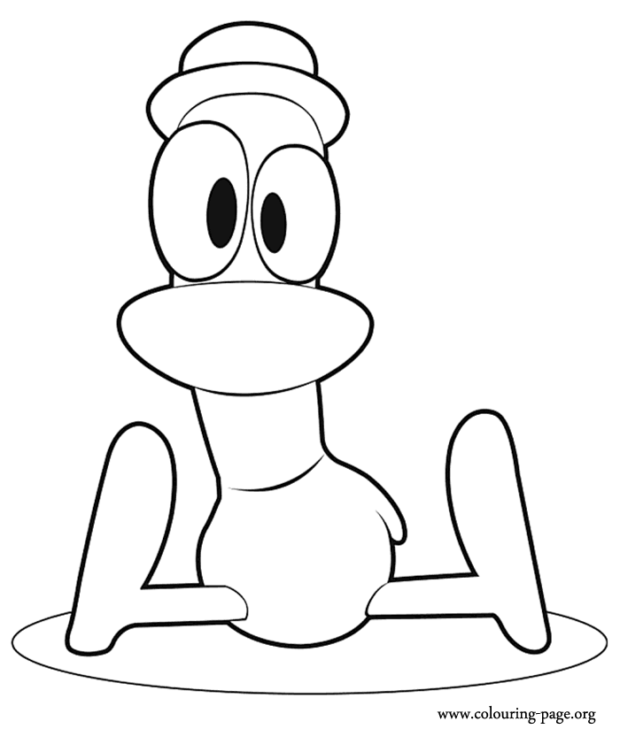 Pocoyo - Pato coloring page Pocoyo - Pato coloring page