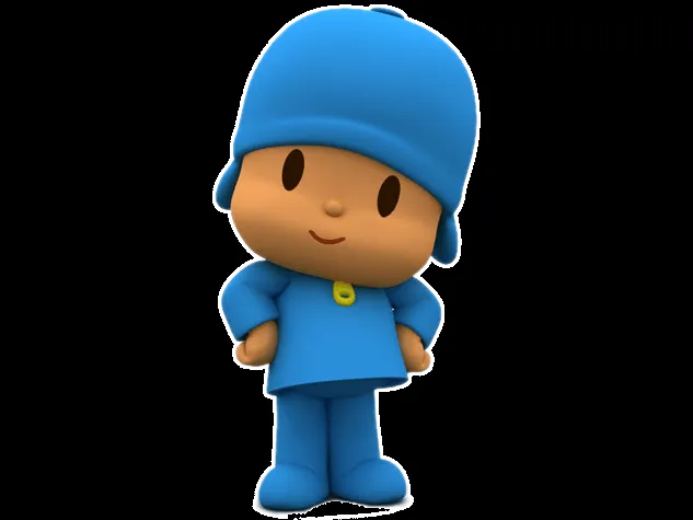 Cartoon Characters: Pocoyo (PNG)