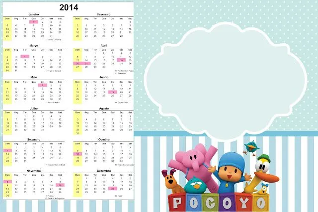 Pocoyó: tarjetería para imprimir gratis. | Ideas y material gratis ...