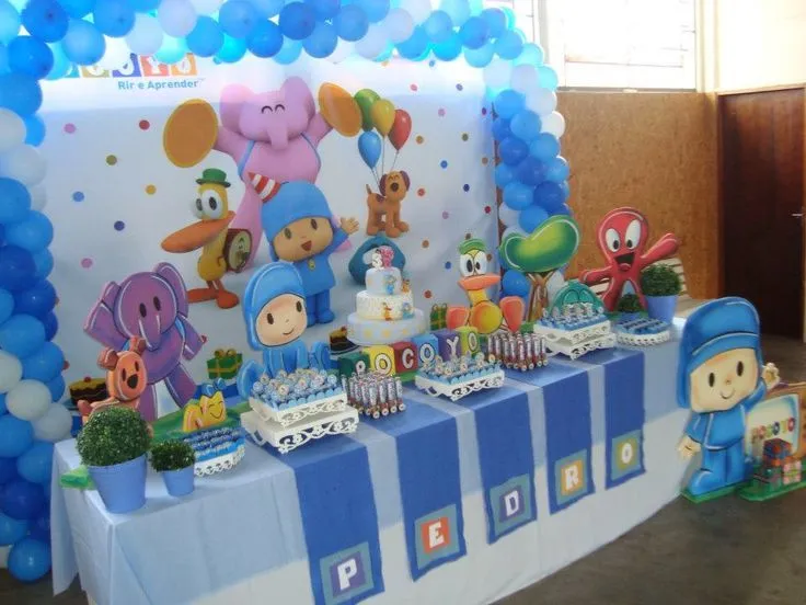 Decoracion de Pocoyo on Pinterest | Pocoyo, Party Flags and Fondant