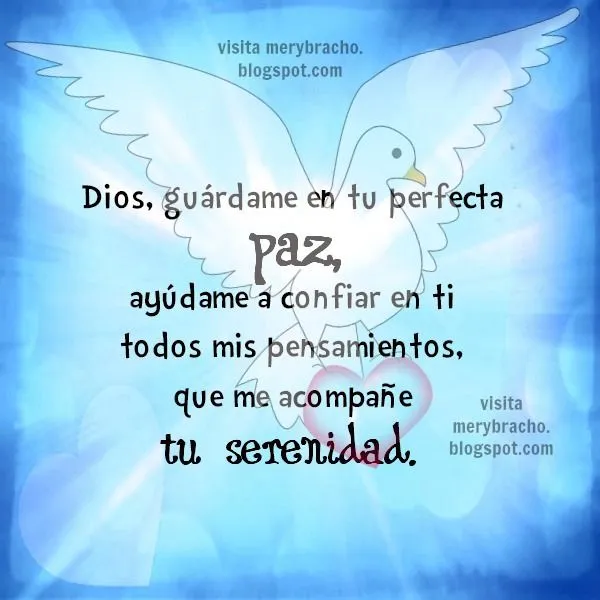 Poderosa Oración Dios dame tu protección, paz y bendición | Entre ...