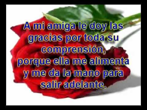 poema para una amiga especial - YouTube