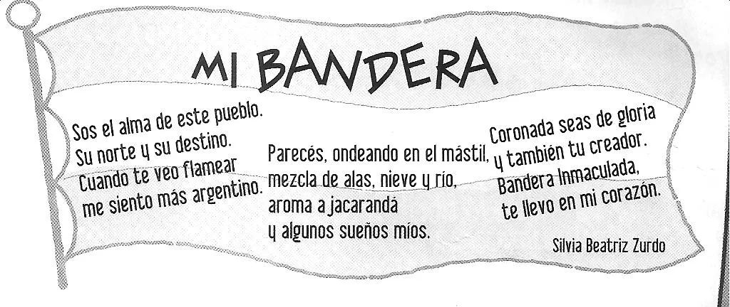 Poema a la bandera argentina - Imagui