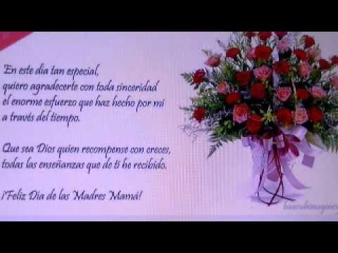 ESTE POEMA LO DEDICO CON MUCHO CARINO A TODAS LAS MADRECITAS ... ESTE POEMA LO DEDICO CON MUCHO CARINO A TODAS LAS MADRECITAS ...