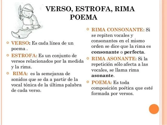 Un poema de 3 estrofas infantiles - Imagui