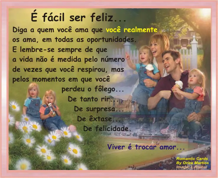 Poema Família – Amor e Reflexões | Mensagens - Cultura Mix