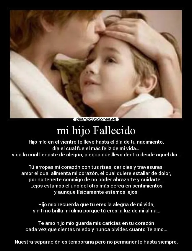 POEMA PARA MI HIJO - Imagui