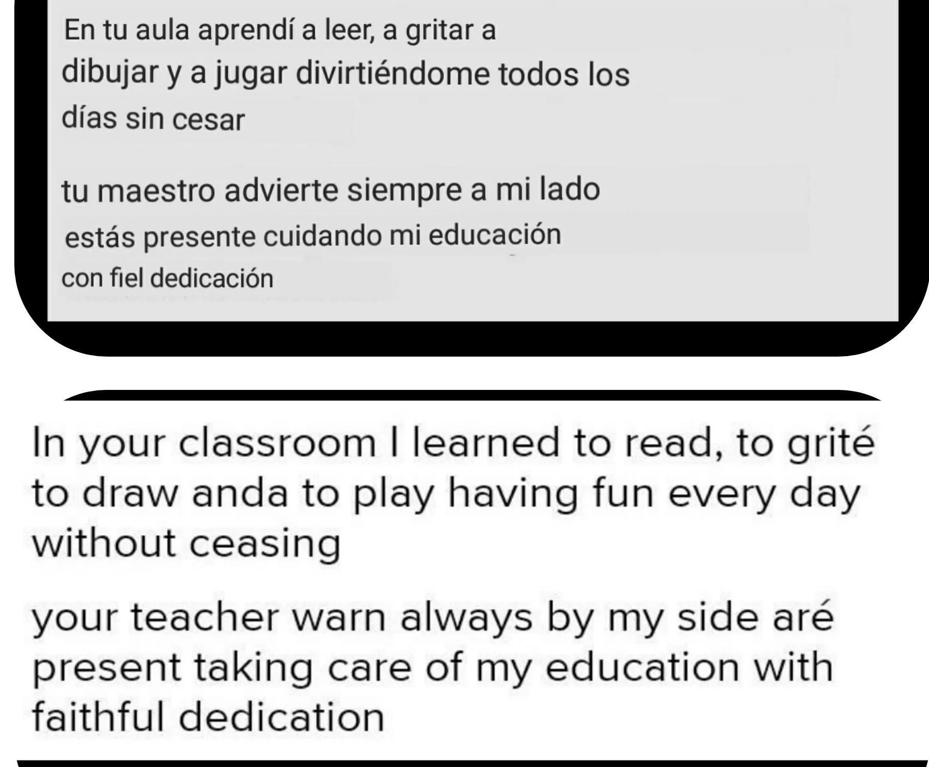 Poema en ingles por el aniversario de tu colegio - Brainly.lat Poema en ingles por el aniversario de tu colegio - Brainly.lat