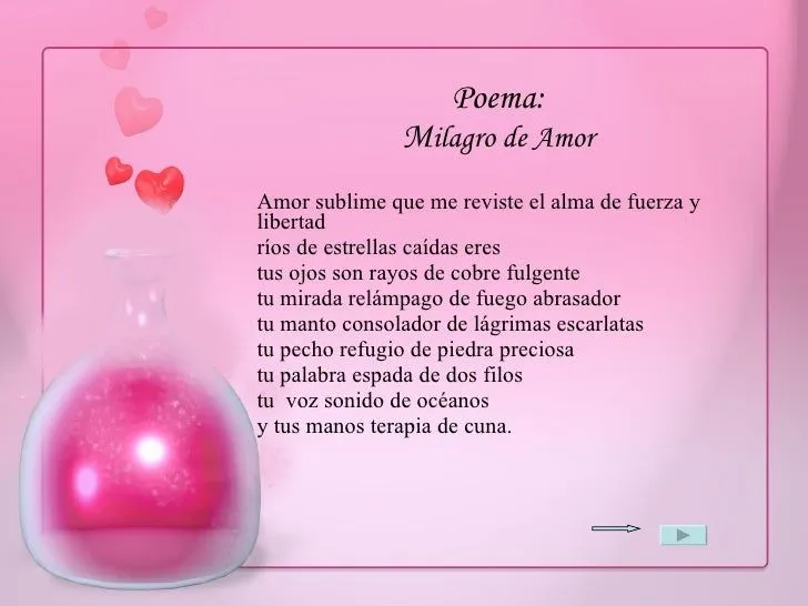 Poema: Milagro De Amor