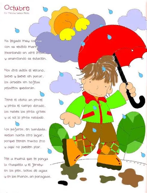 Poema para niños de primaria - Imagui