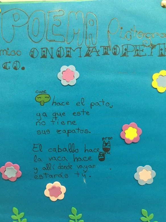 POEMA PICTOGRÁMICO ONOMATOPÉYICO | NUESTRO RINCÓN POEMA PICTOGRÁMICO ONOMATOPÉYICO | NUESTRO RINCÓN
