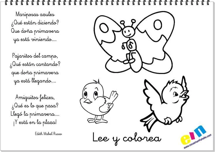 poema primavera - Buscar con Google | RIMAS INFANTILES | Pinterest ...