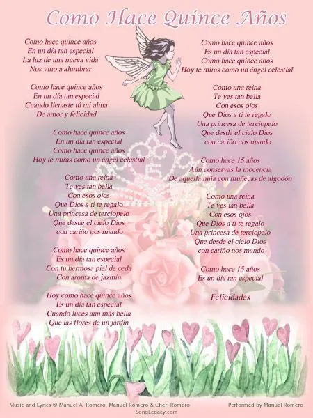 Poema a la Quinceañera | xv de andrea | Pinterest | Quinceanera ...