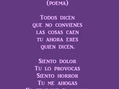 Poema "Un amor violento" (música fondo: Muerte-Shocker Stalin ...