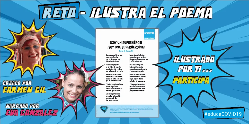 Un poema sobre los superhéroes del confinamiento | UNICEF Un poema sobre los superhéroes del confinamiento | UNICEF