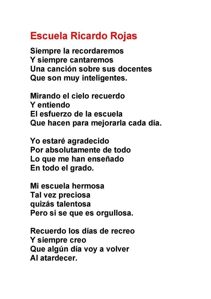 Poema:Escuela Ricardo Rojas (Florencia Rodriguez) | Poemas, Escuela, Canciones Poema:Escuela Ricardo Rojas (Florencia Rodriguez) | Poemas, Escuela, Canciones