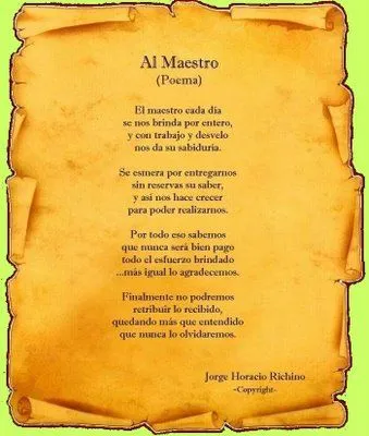 Planeta Tercero B: EL POEMA