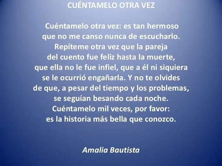 Poemas de amalia bautista