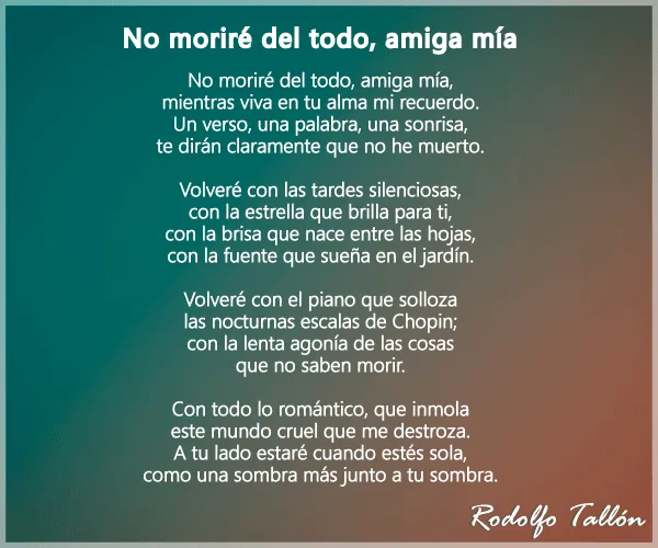 Poemas de Amistad 【Cortos y Largos】 con Autor Poemas de Amistad 【Cortos y Largos】 con Autor