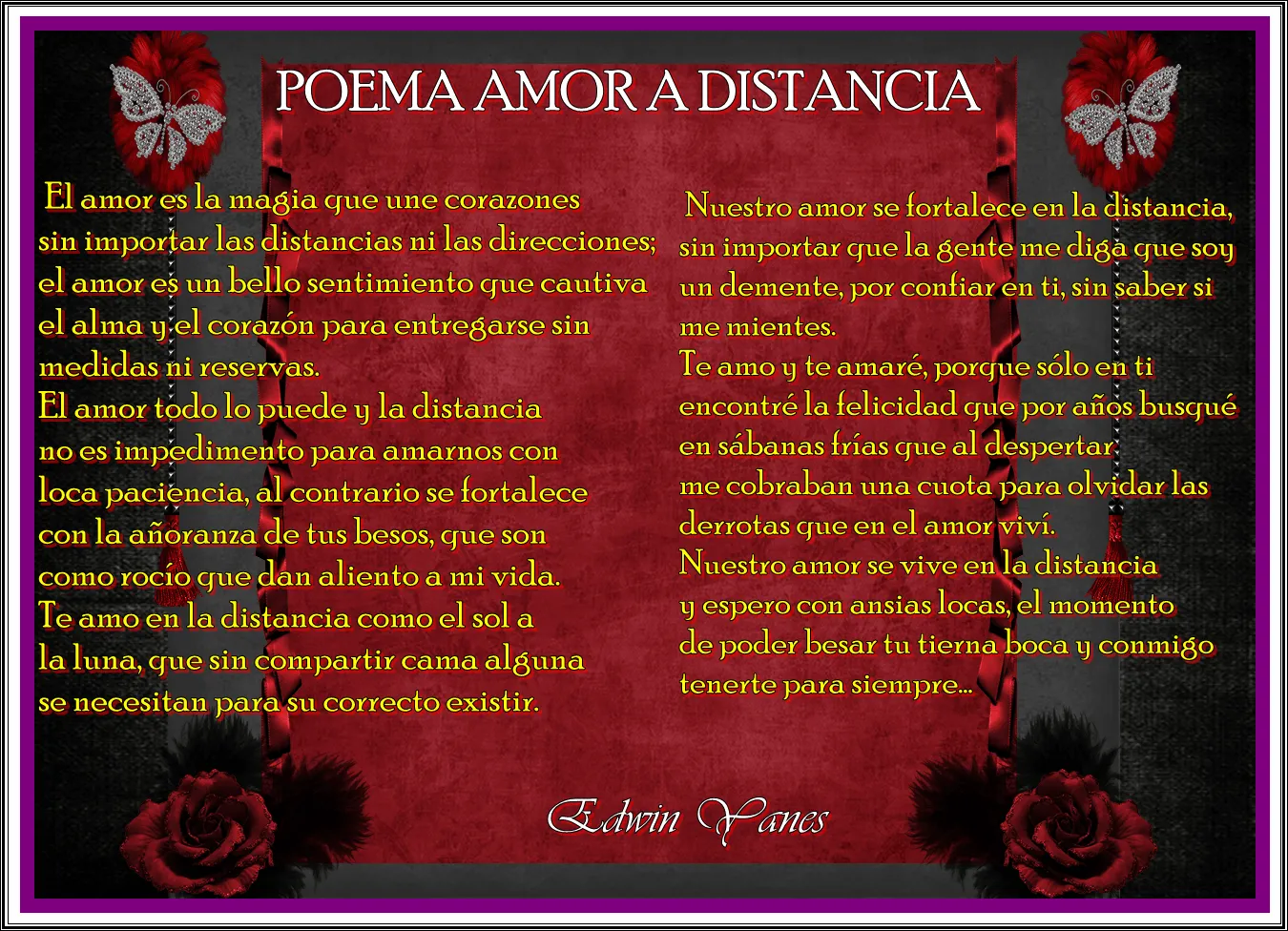 POEMAS DE AMOR | REFLEXIONES CORTAS