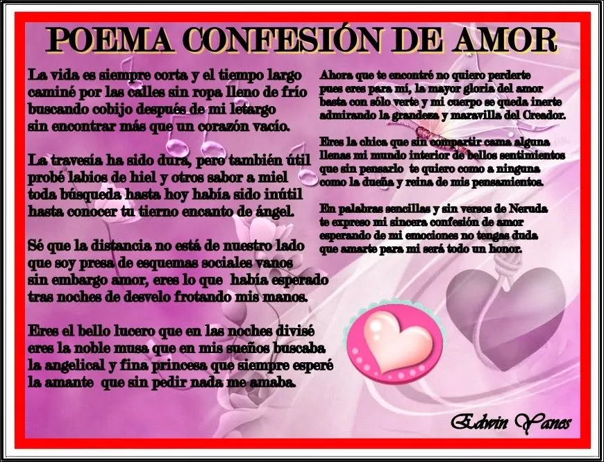 POEMAS DE AMOR | REFLEXIONES CORTAS