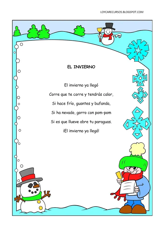 Poemas Cortos para Niños | Poemas