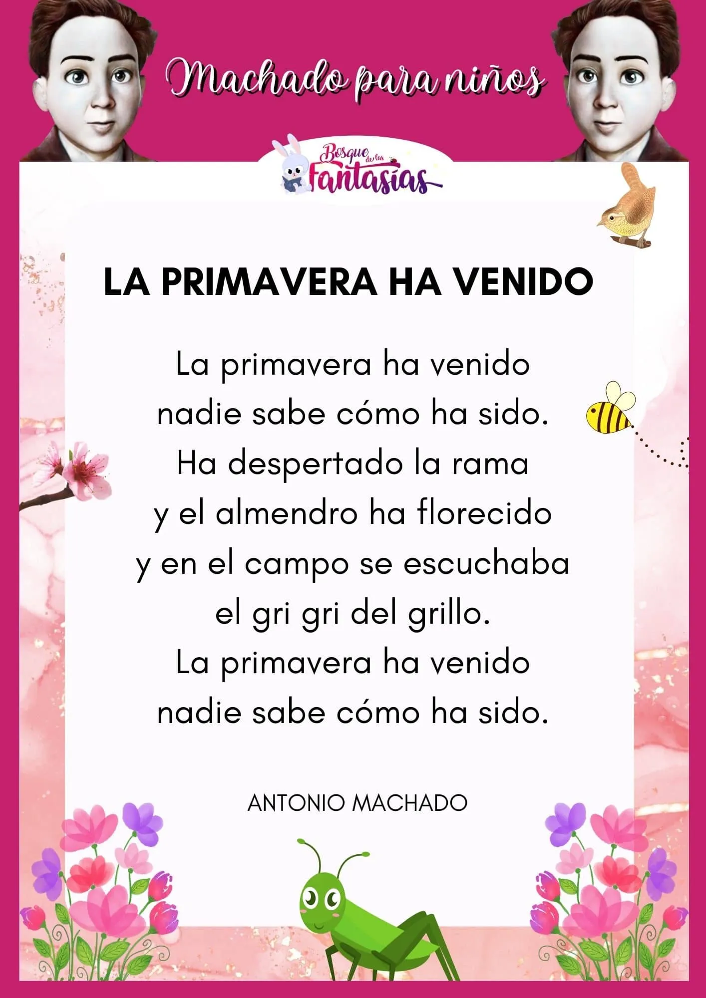 Poemas cortos originales: Preciosas poesías infantiles para niños Poemas cortos originales: Preciosas poesías infantiles para niños