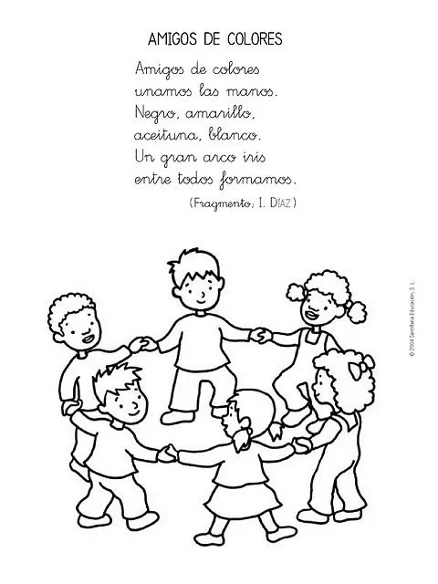 Poemas cortos de preescolar - Imagui