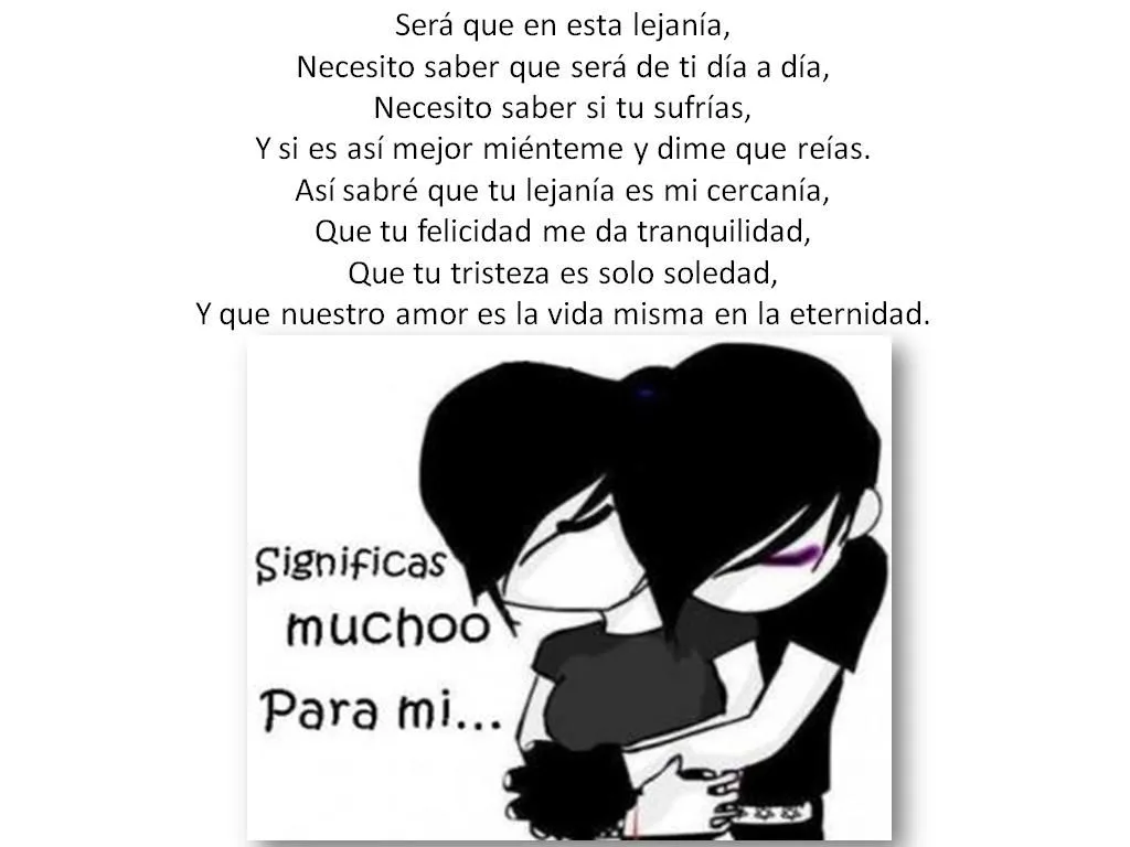 Poemas de distancia de amor : Amor Poemas Frases Cartas