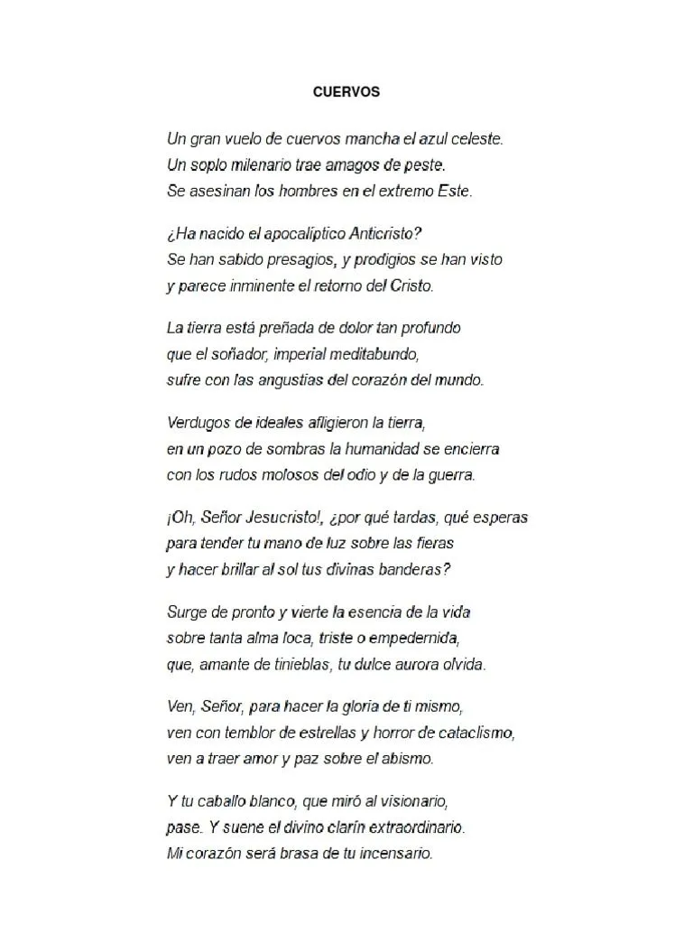 2 Poemas de 8 Estrofas | PDF