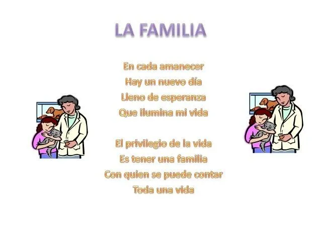 Poemas a la familia cortos - Imagui